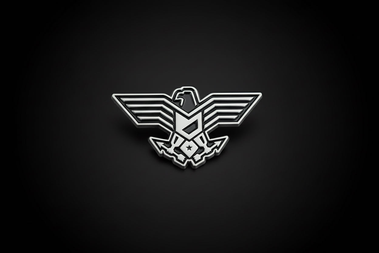 Global War on Terrorism (GWOT) Memorial Foundation Coin | 2.5 inch | Antique Silver and Gloss Black (Pre-Sale)