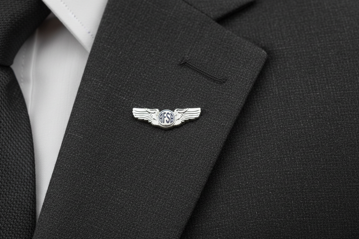 AFSA Wings Lapel Pin | 1 inch