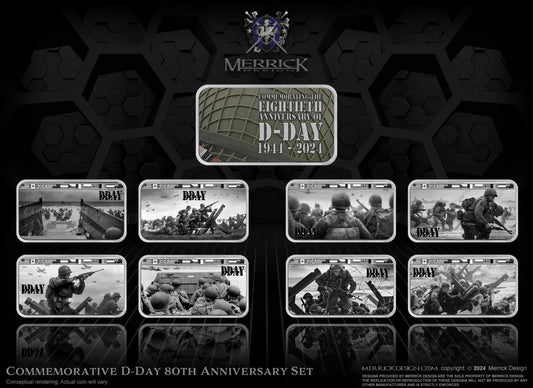 D-Day 80th Anniversary 8 coin Set