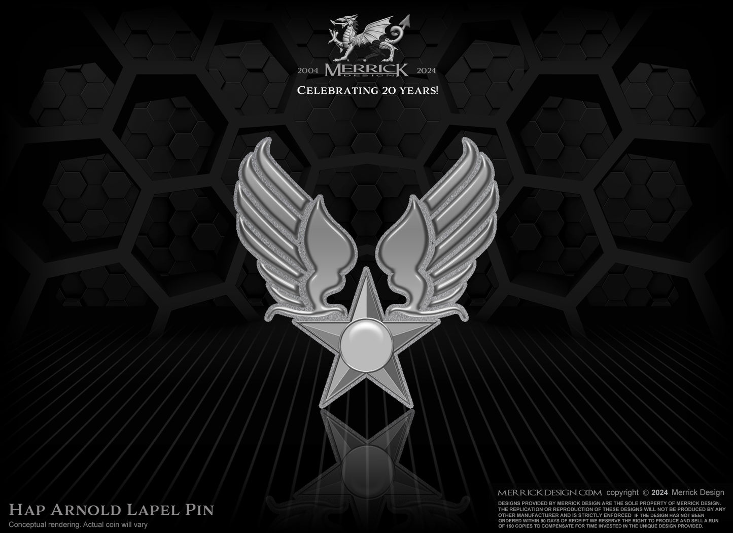 Hap Arnold Lapel Pin