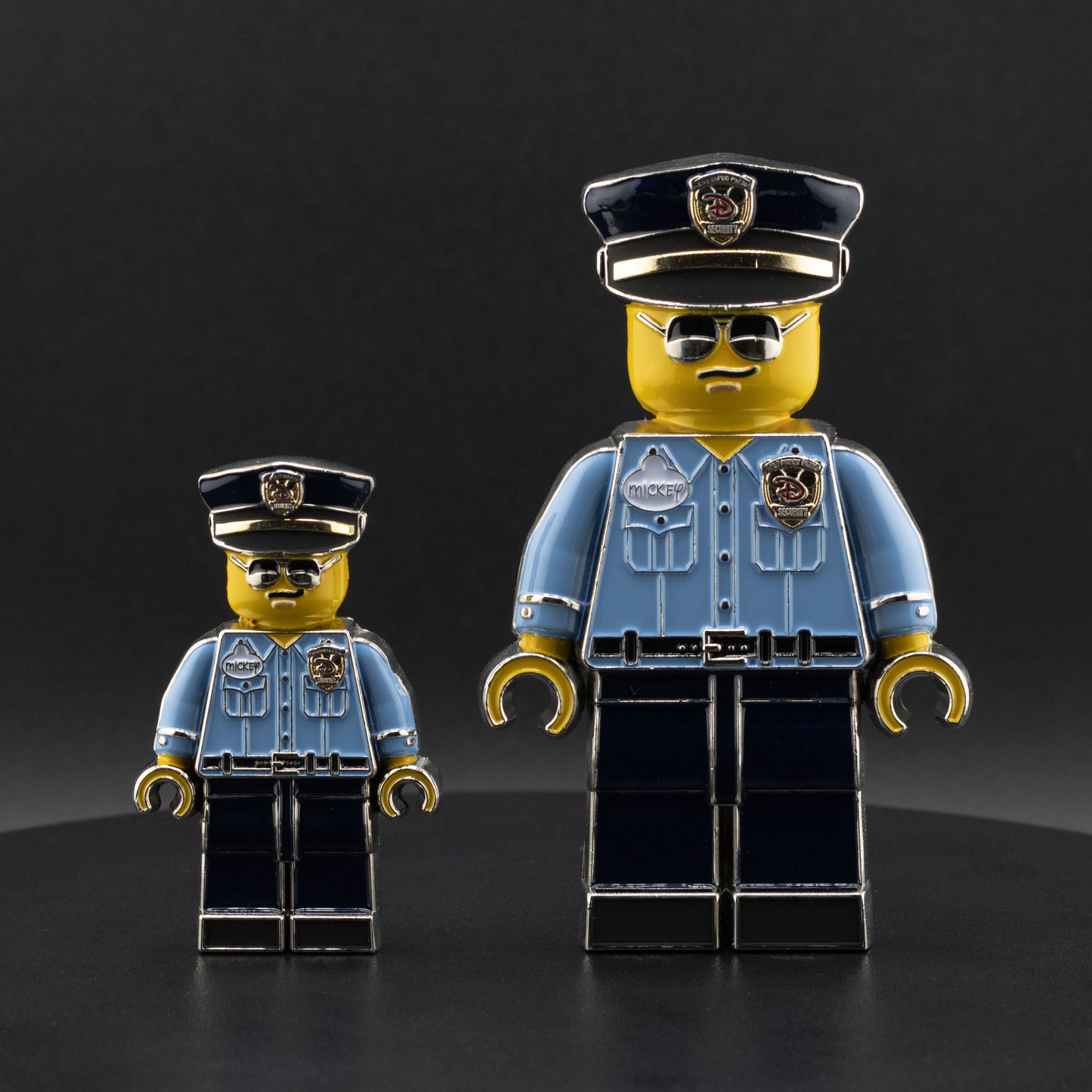 Disney Security Lego Officer Challenge Coin | 4 inch | Unofficial