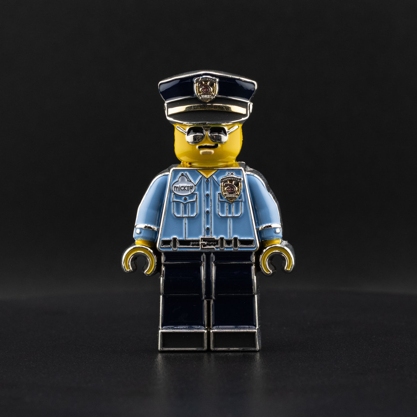 Disney Security Lego Officer Challenge Coin | 4 inch | Unofficial
