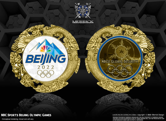 2022 Beijing Games NBC Global Security coin