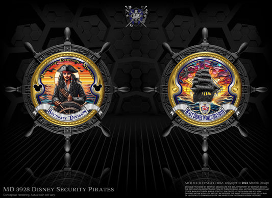 Disney Security Pirates Spinner "Unofficial"