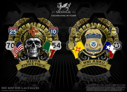 HSI Las Cruces Challenge Coin | 7 inch