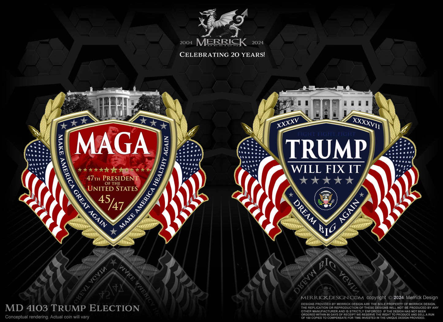 Trump Election Coin 2024