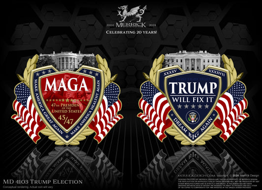 Trump Election Coin 2024