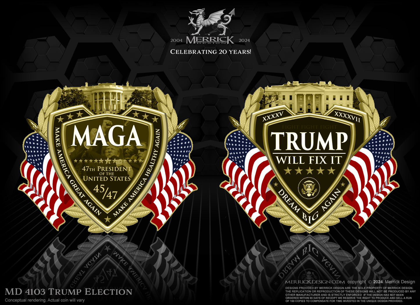 Trump Election Coin 2024