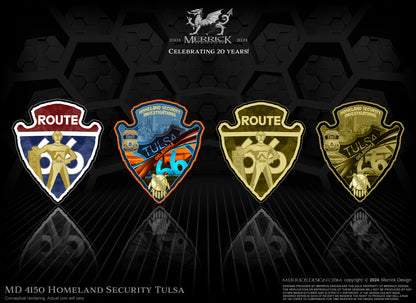 HSI Oklahoma Arrowhead Challenge Coin | 3 inch