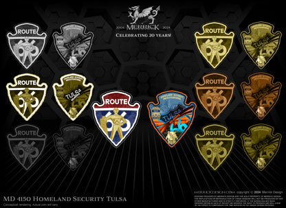 HSI Oklahoma Arrowhead Challenge Coin | 3 inch