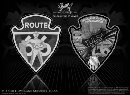 HSI Oklahoma Arrowhead Challenge Coin | 3 inch