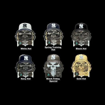 NYC Drug Enforcement Task Force Punisher Yankees Challenge Coin | 3 inch