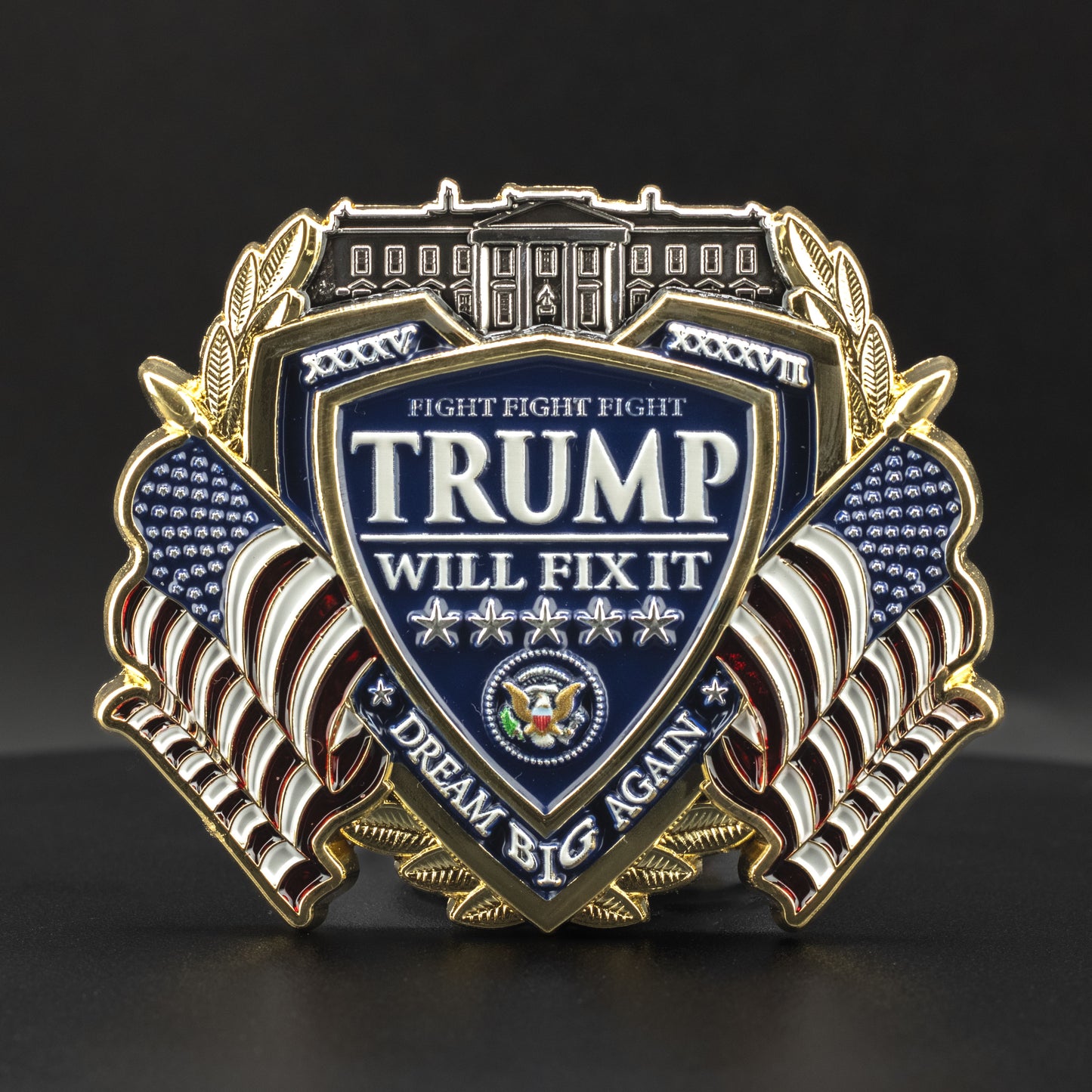 Trump Election 2024 Challenge Coin | 3 inch