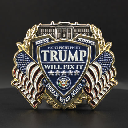 Trump Election 2024 Challenge Coin | 3 inch