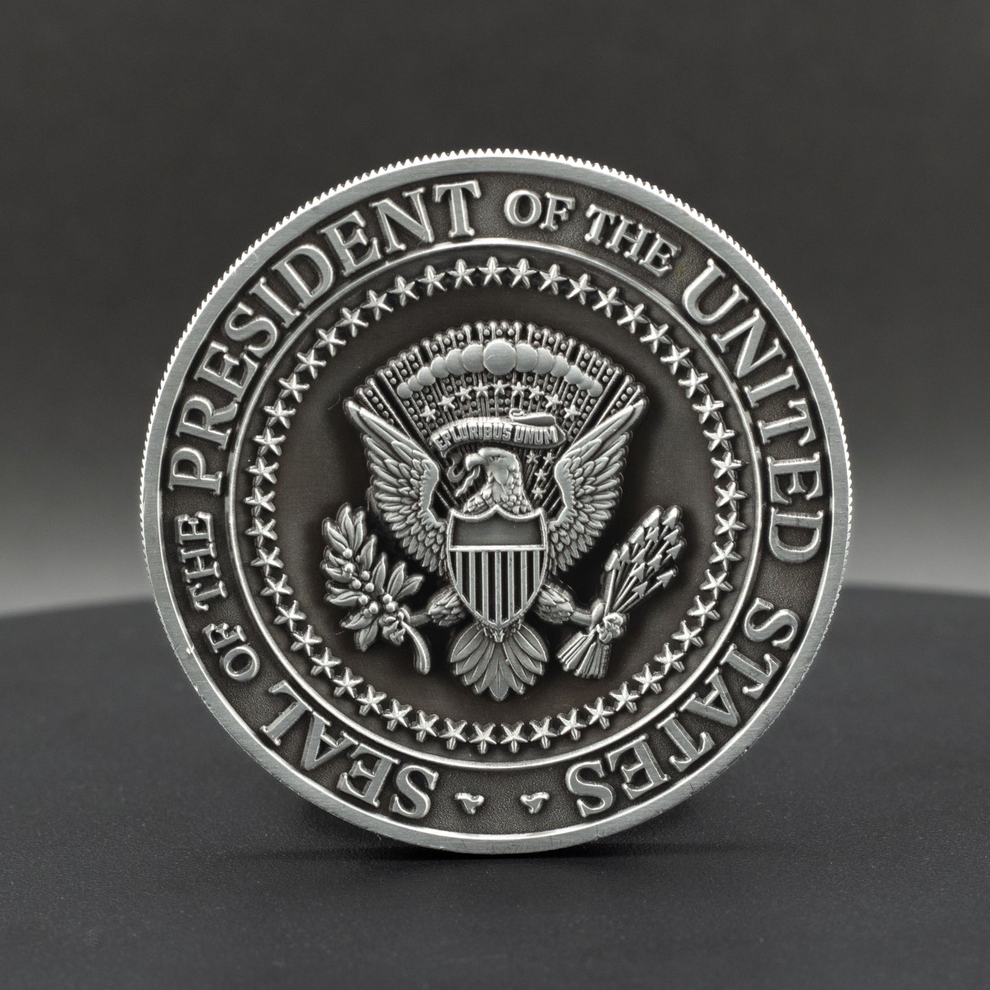 Donald Trump Challenge Coin | 2.25 inch | Antique Silver