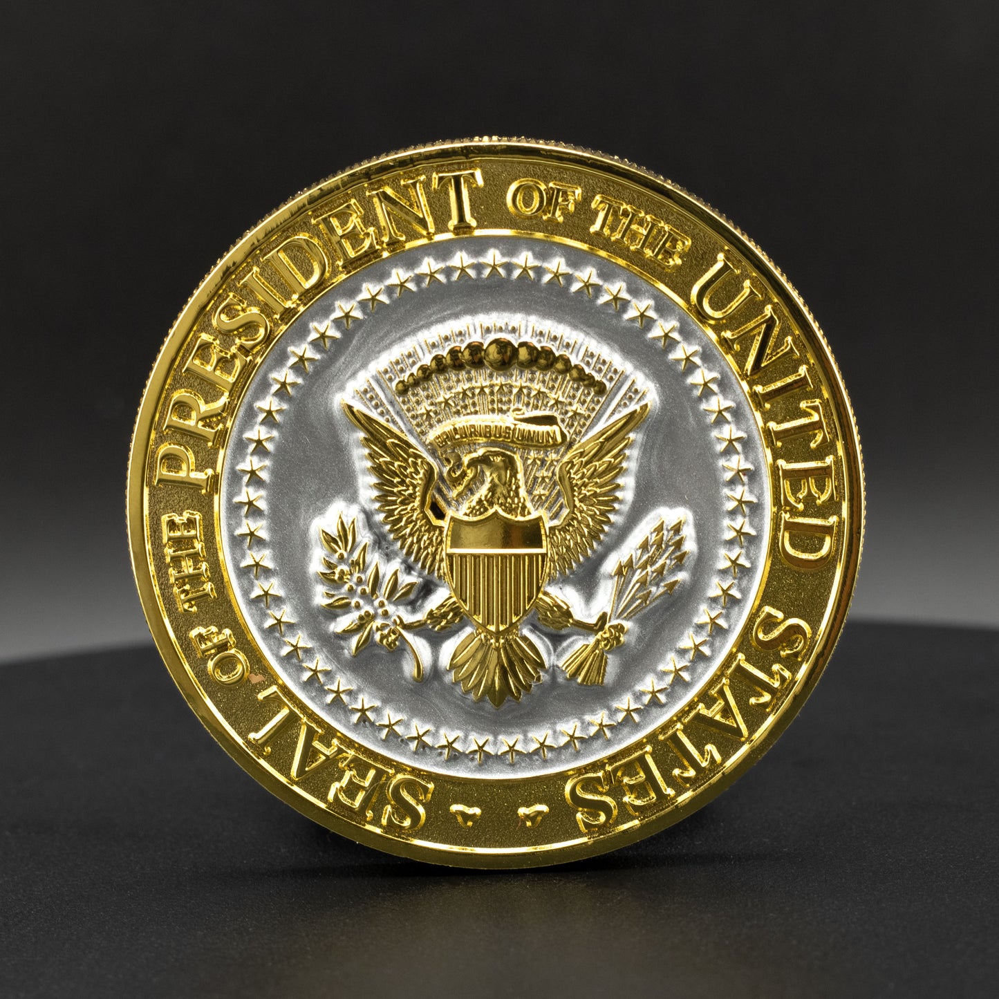 Donald Trump Challenge Coin | 2.25 inch | Shiny Gold