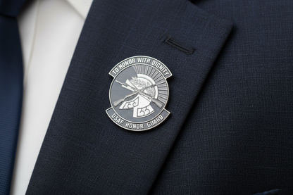 USAF Honor Guard 1" Lapel Pin Chrome
