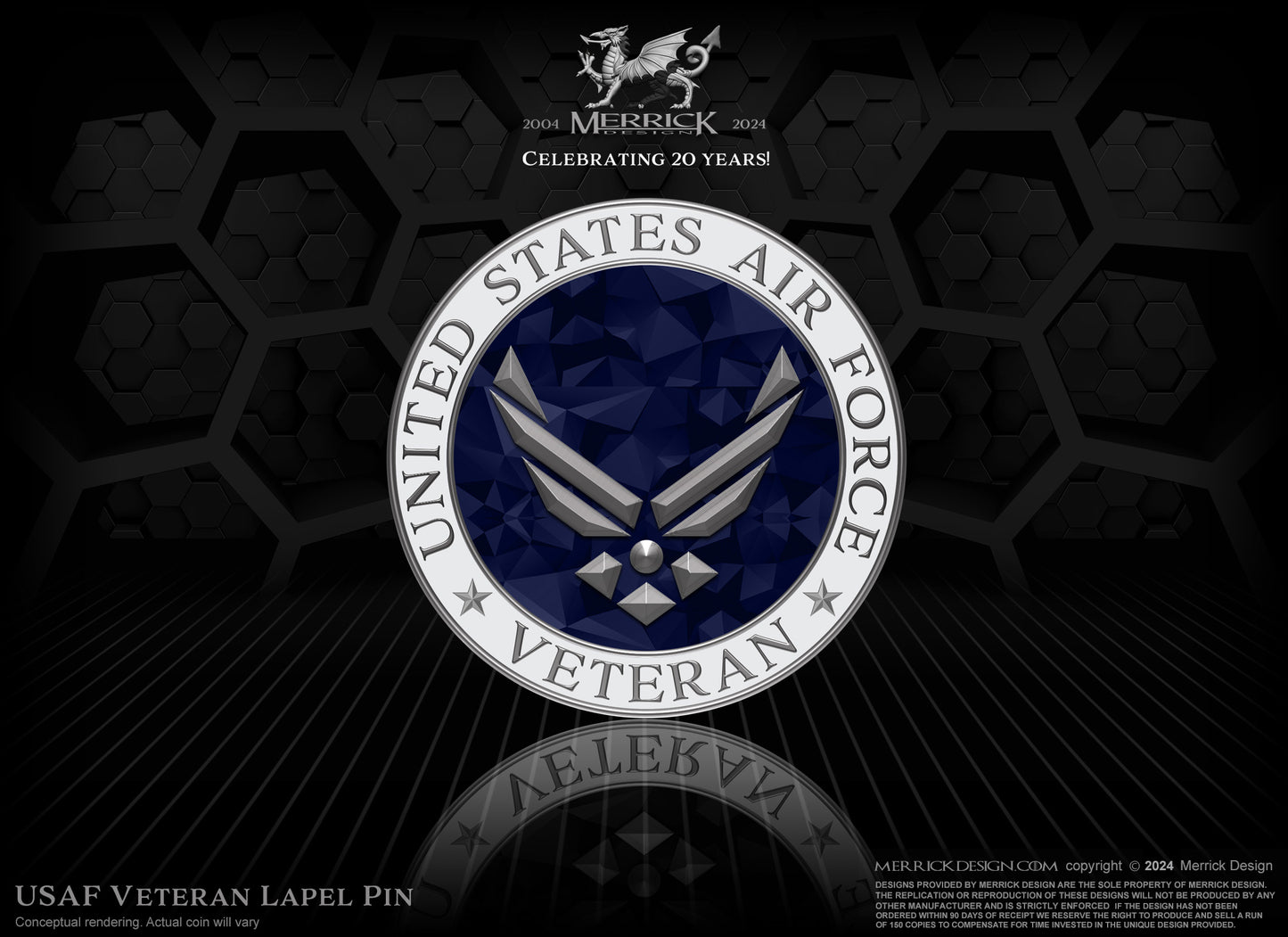 USAF Veteran Lapel Pin