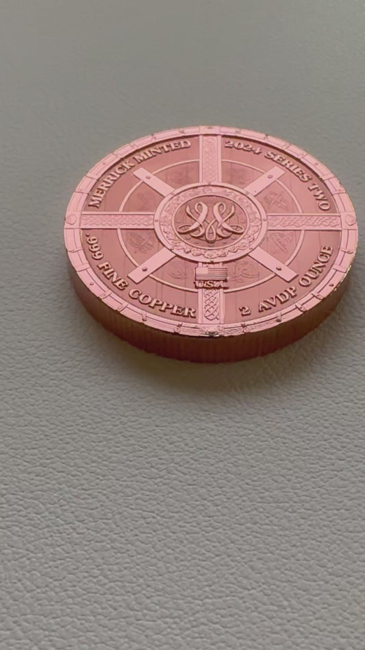 Norse Gods Odin | 2 oz | .999 Pure Copper Coin